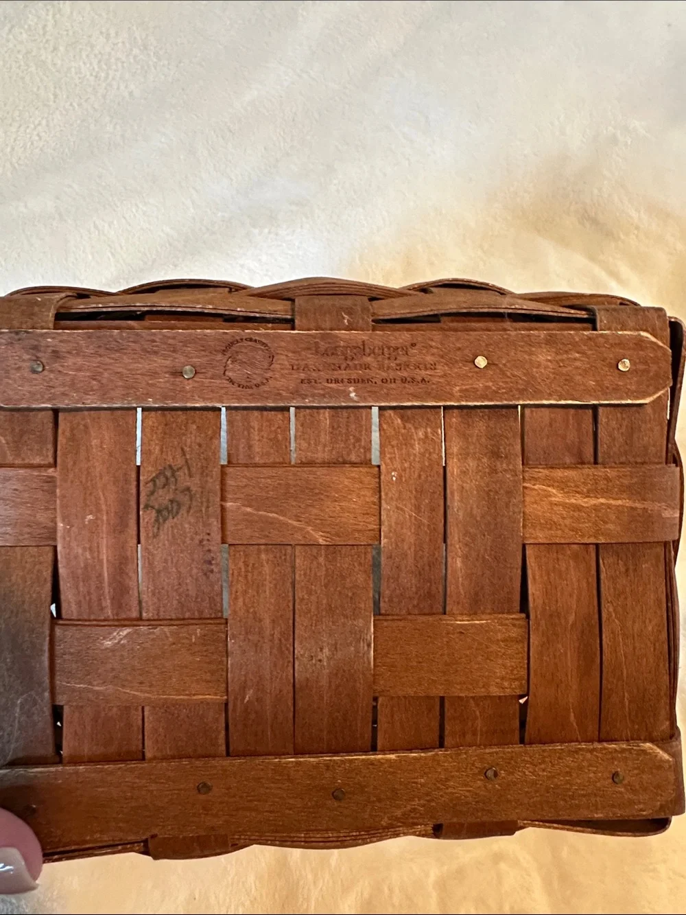 Longaberger natural brown