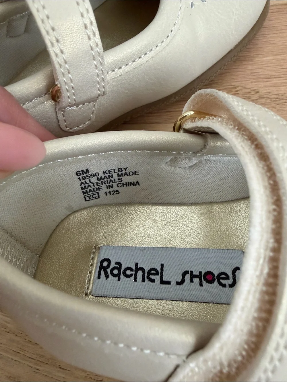 Rachel Shoes beige pearl