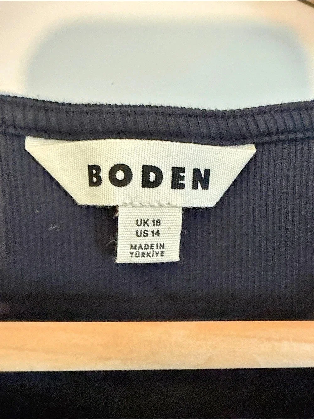 Boden black blouse