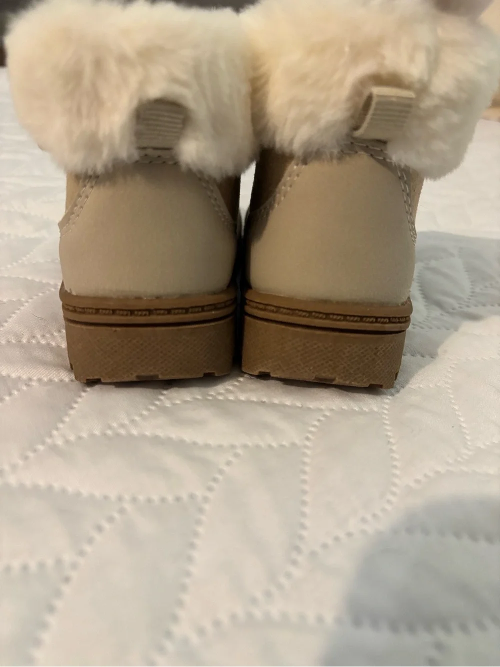 Carters beige sturdy faux