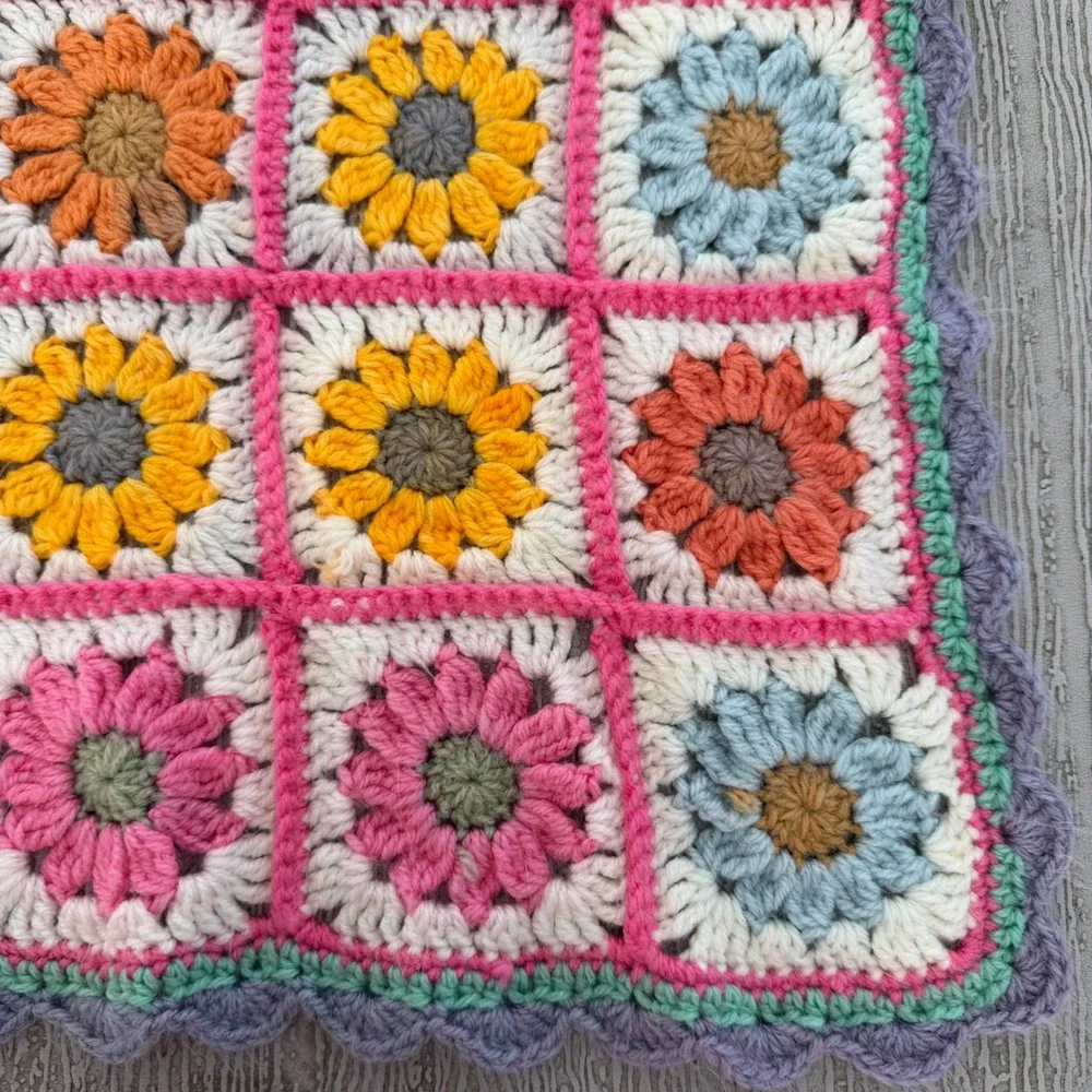 Handmade crochet granny