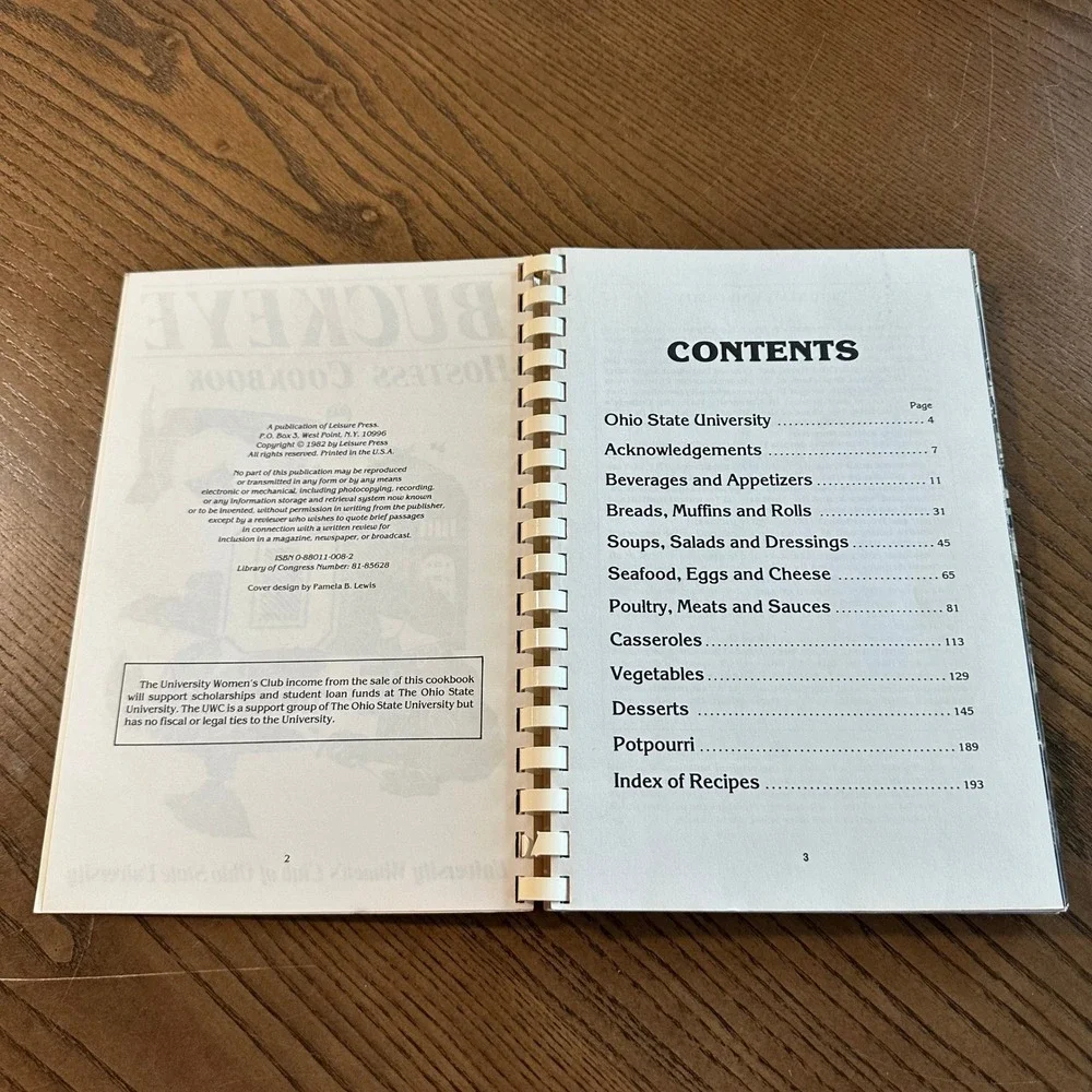 Leisure Press buckeye hostess
