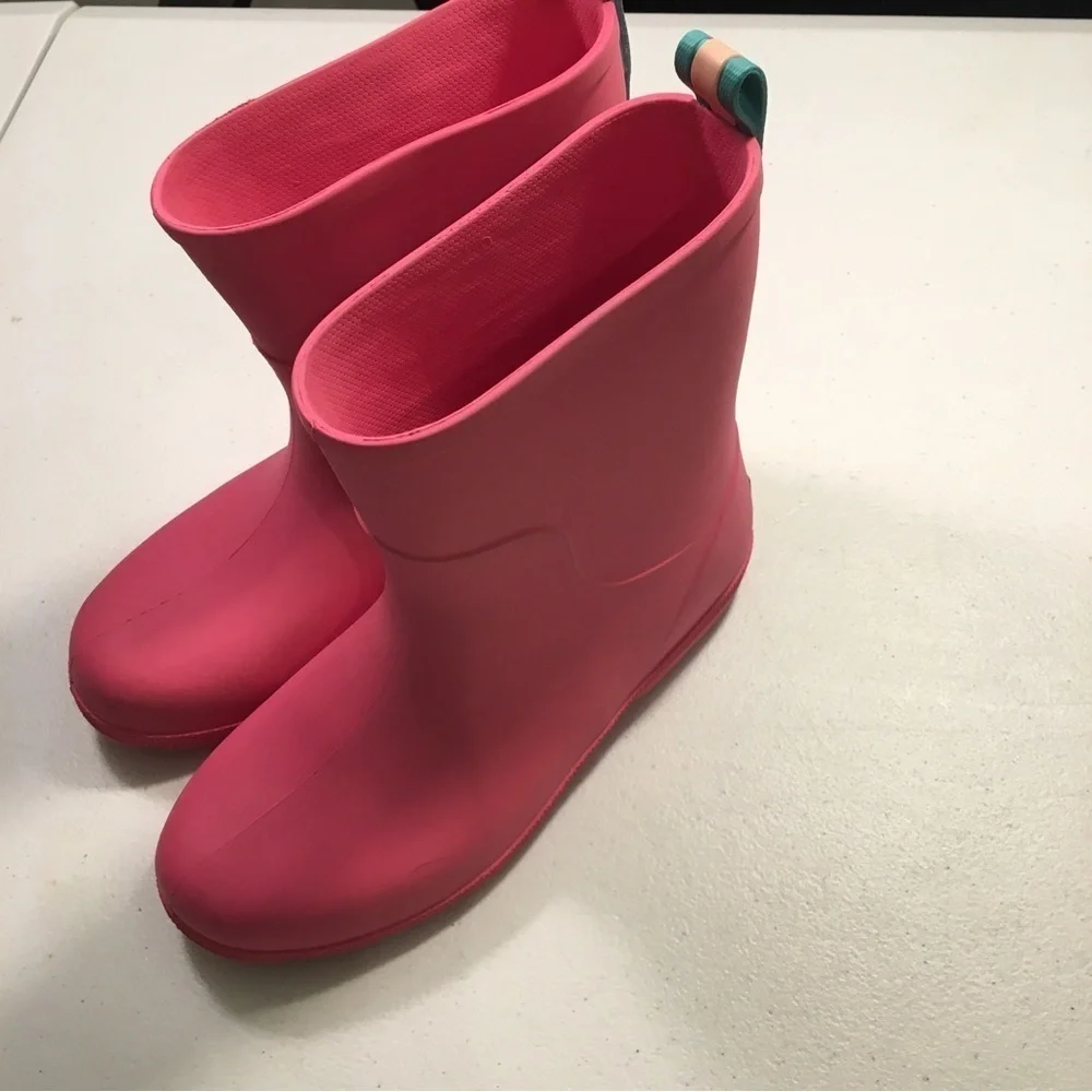Totes Rain Boots Pink Size 4-5