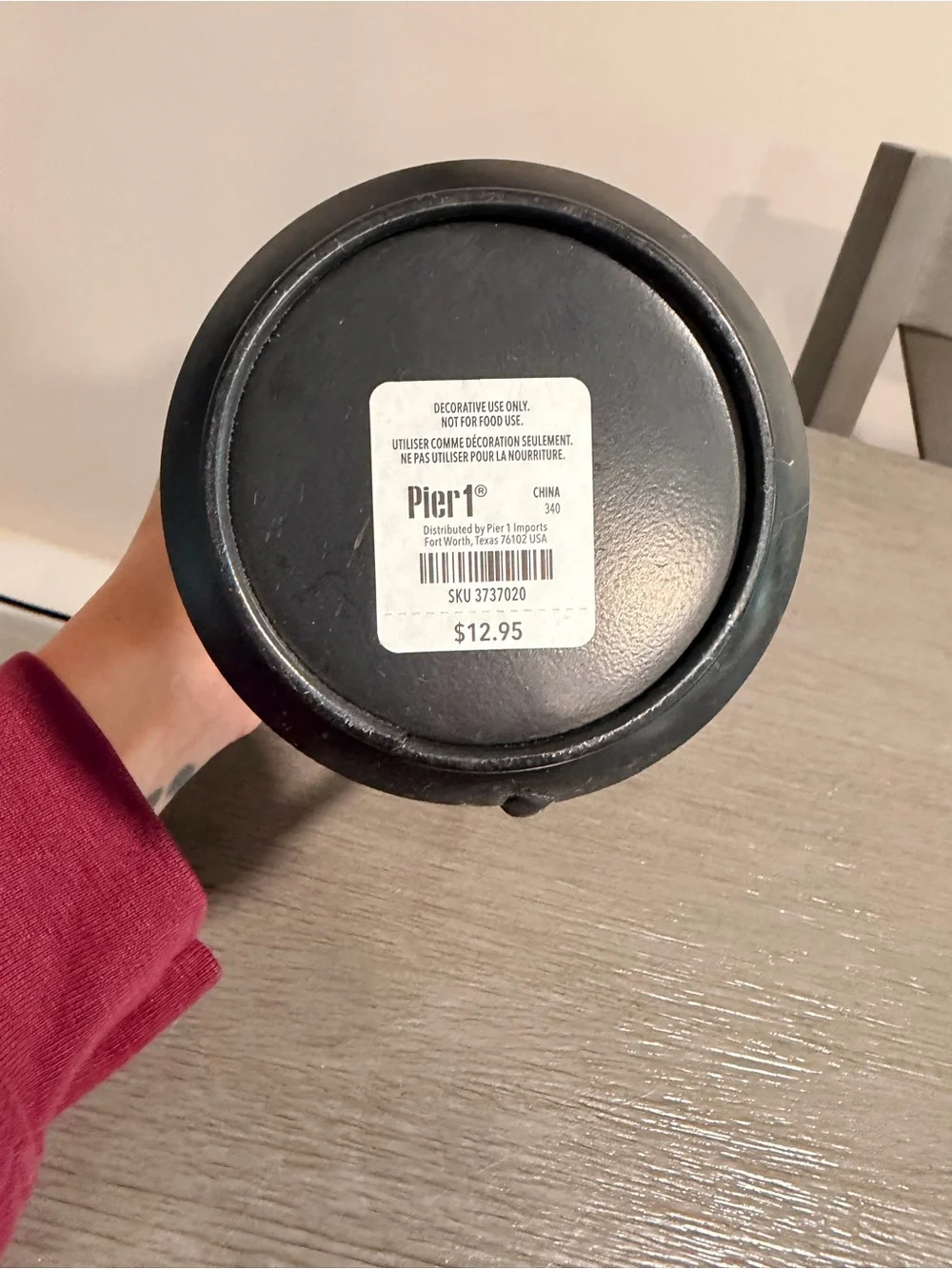 Pier 1 stylish black