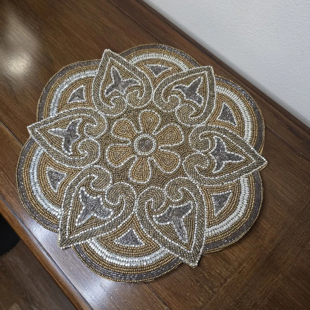 Pier 1 Imports Beaded Placemat 15