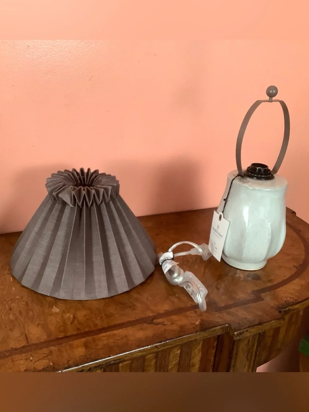 Hearth & Hand pleated gray