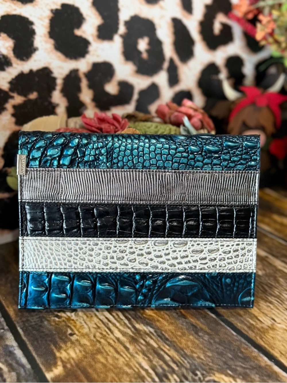 Brahmin journal blue