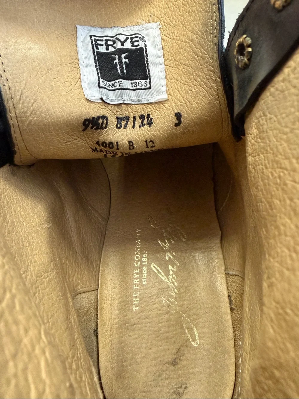 Frye james lace