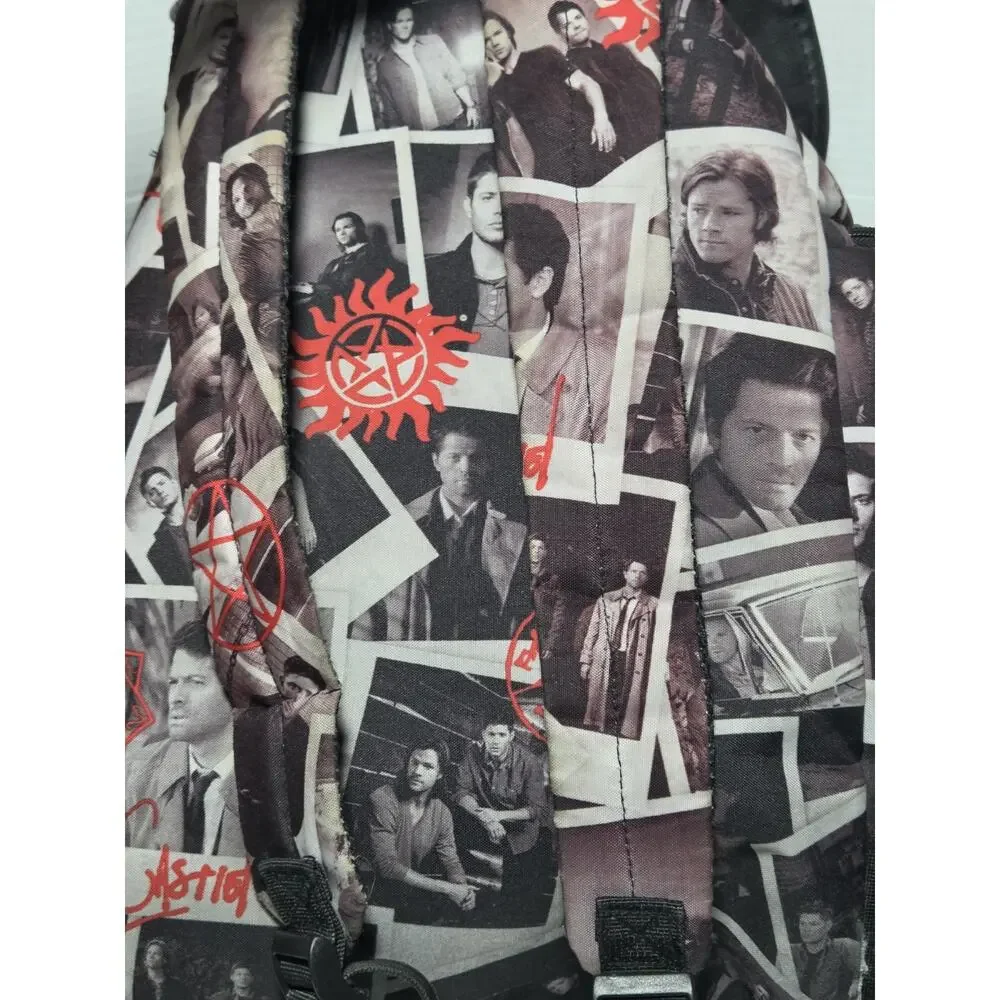 Supernatural SlouC Castiel Dean Backpack Join The Hunt Hot Topic Y2k Vtg Retired