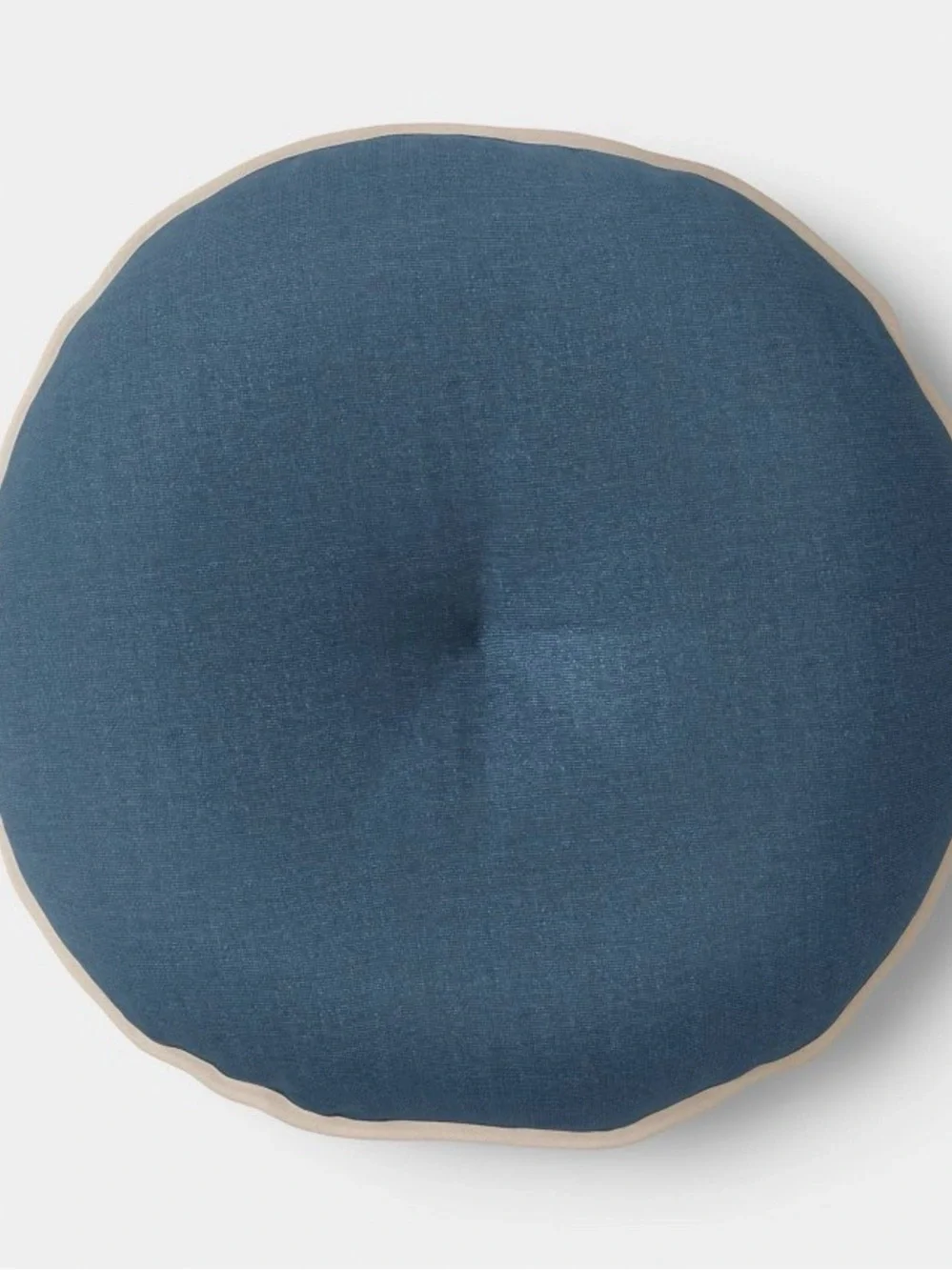 Round Block Print Pillow Blue/Neutral - Threshold™