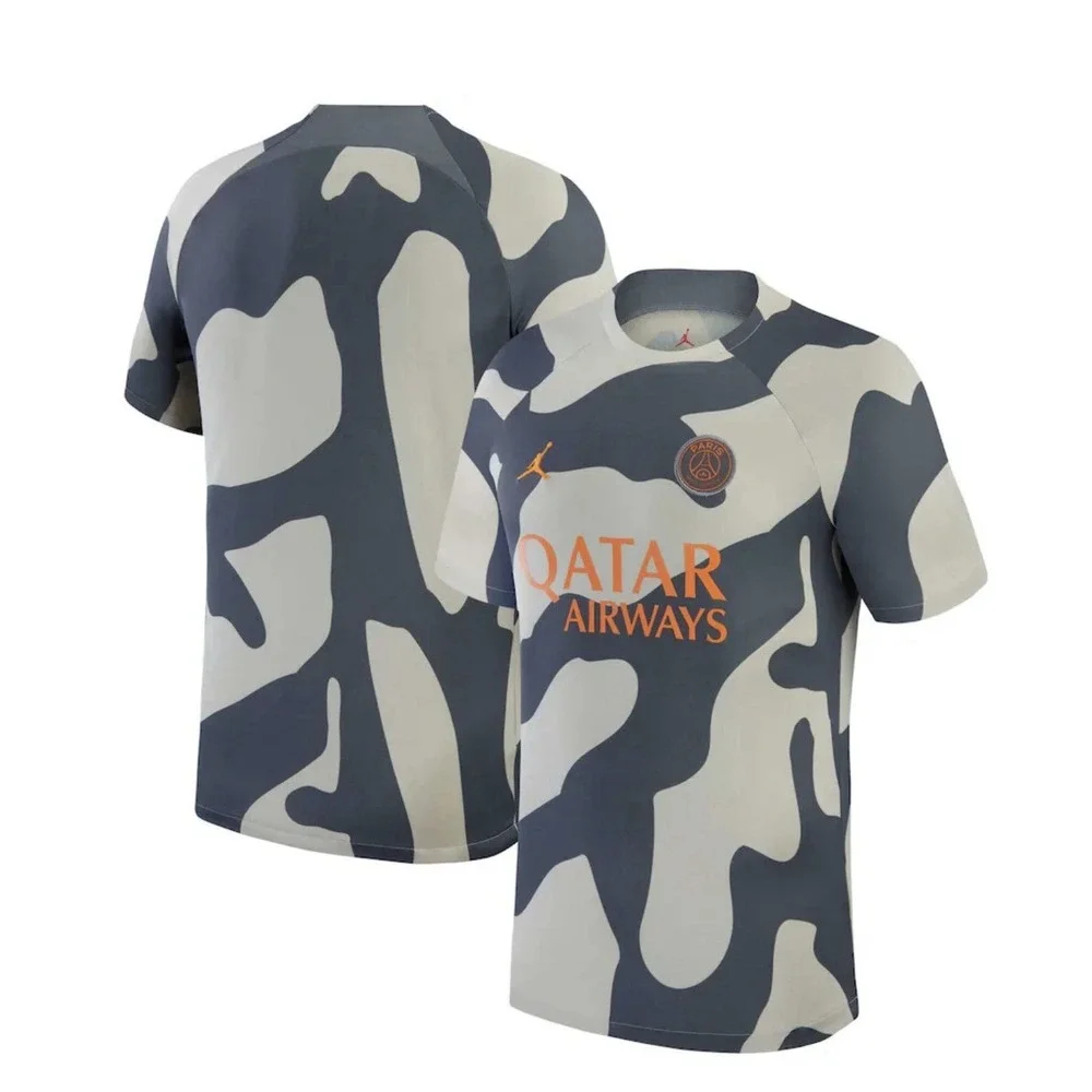 Paris Saint-Germain Jordan Brand 2023/24‎ Academy Pro Pre-Match Top Gray Size L