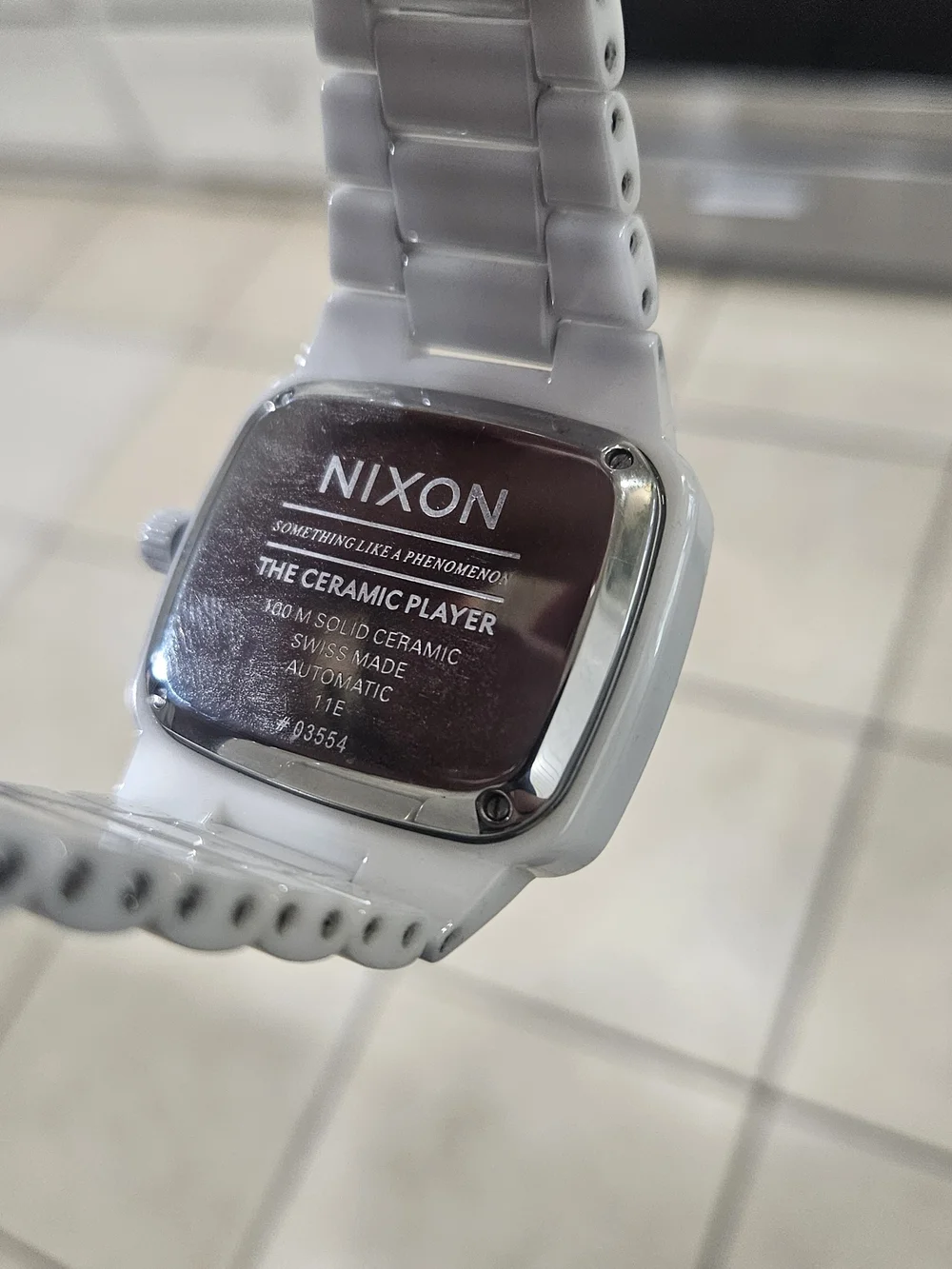 Nixon white ceramic