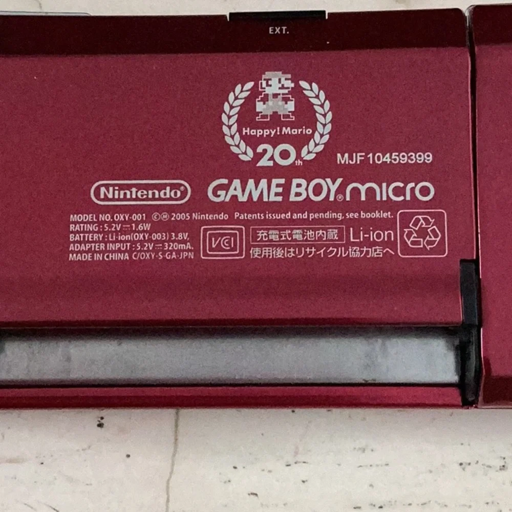 Nintendo mario 20th