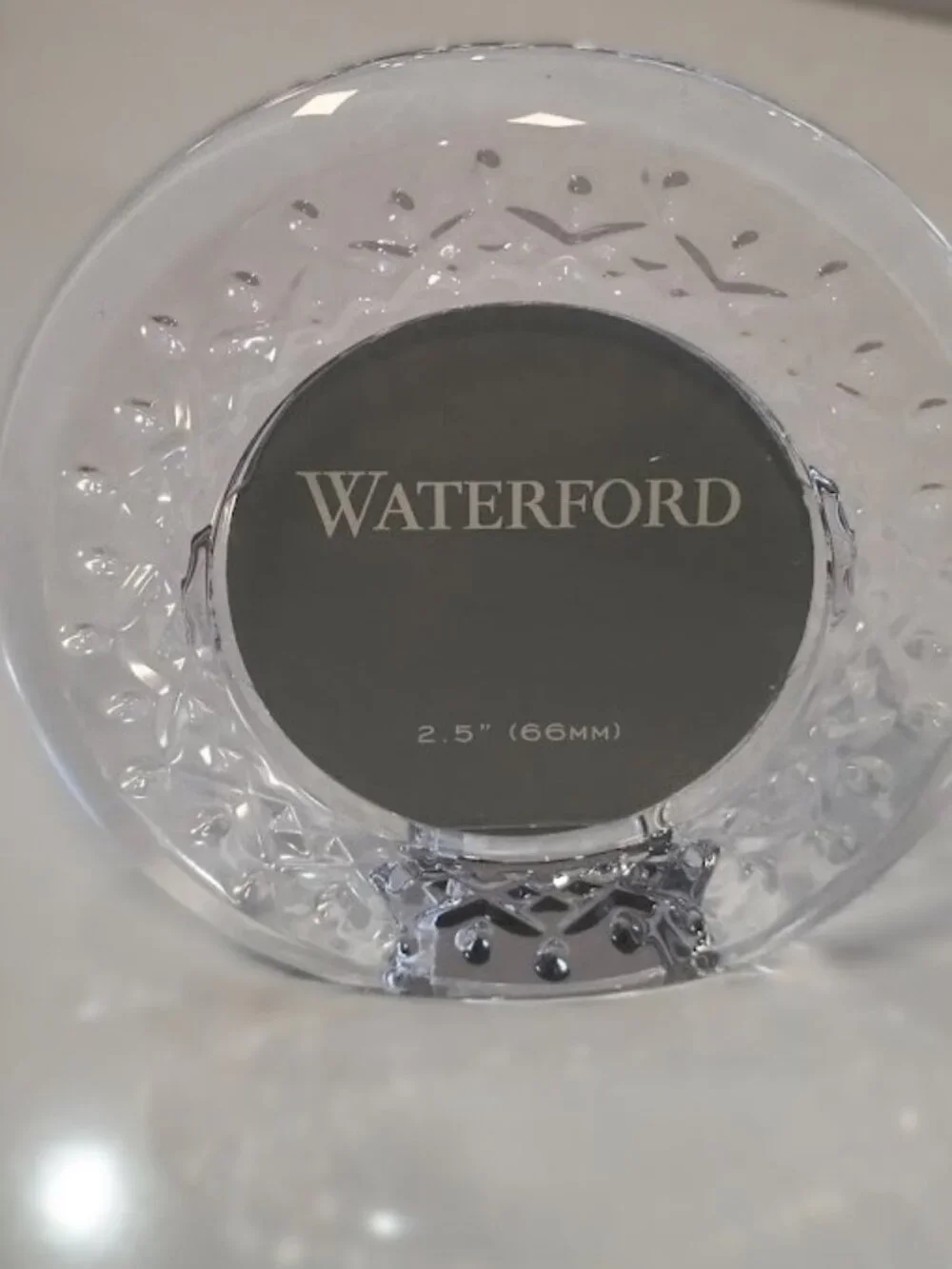 Waterford Crystal Lismore Frame Round, 2.5