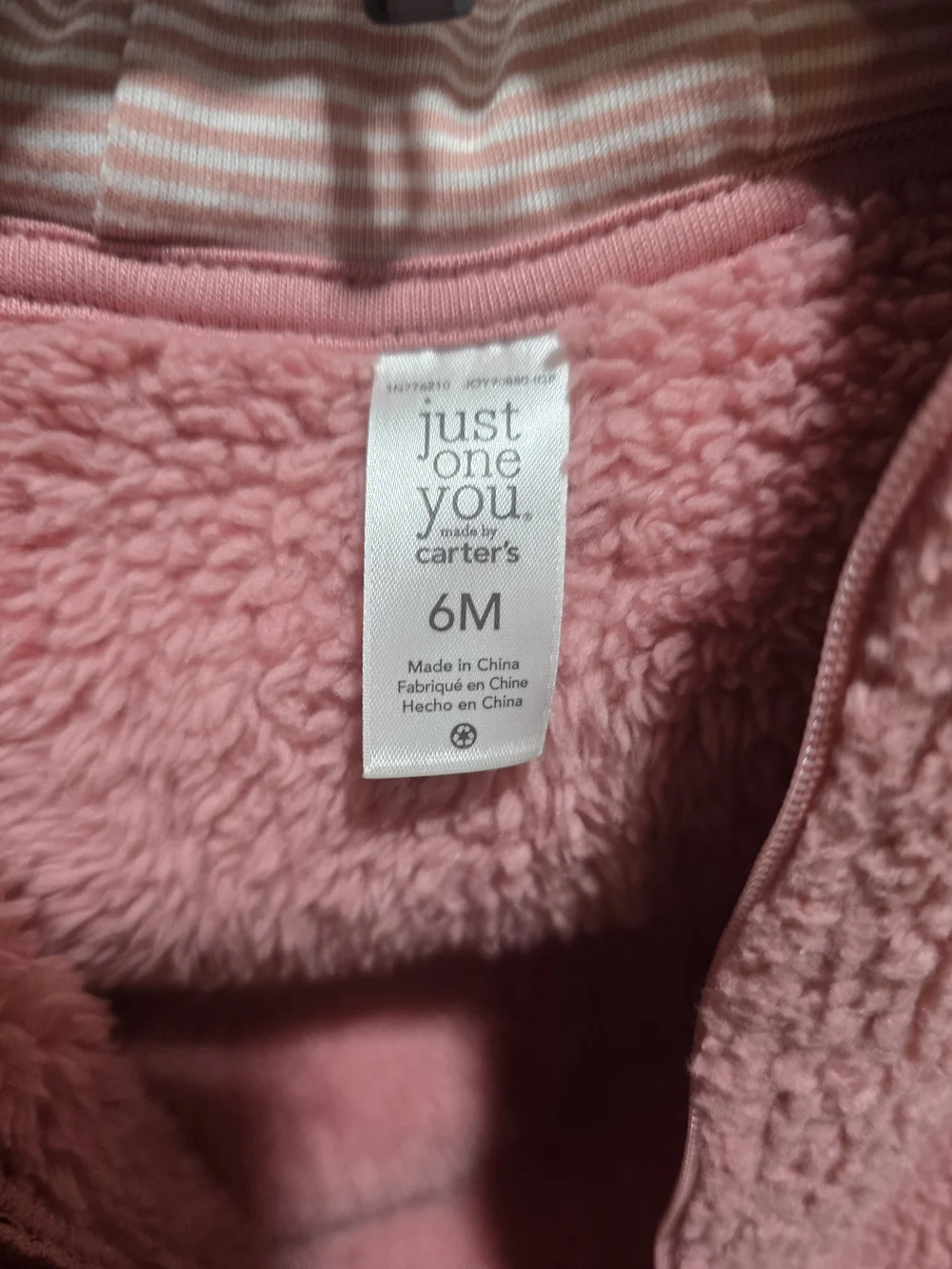 Carters 6m plush