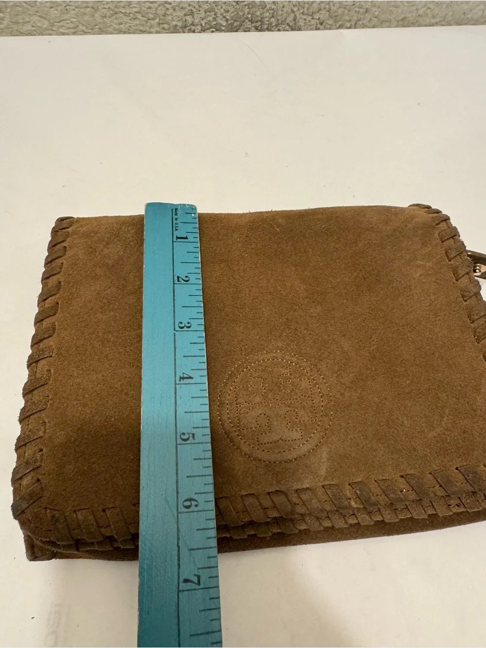 Tory Burch compact suede