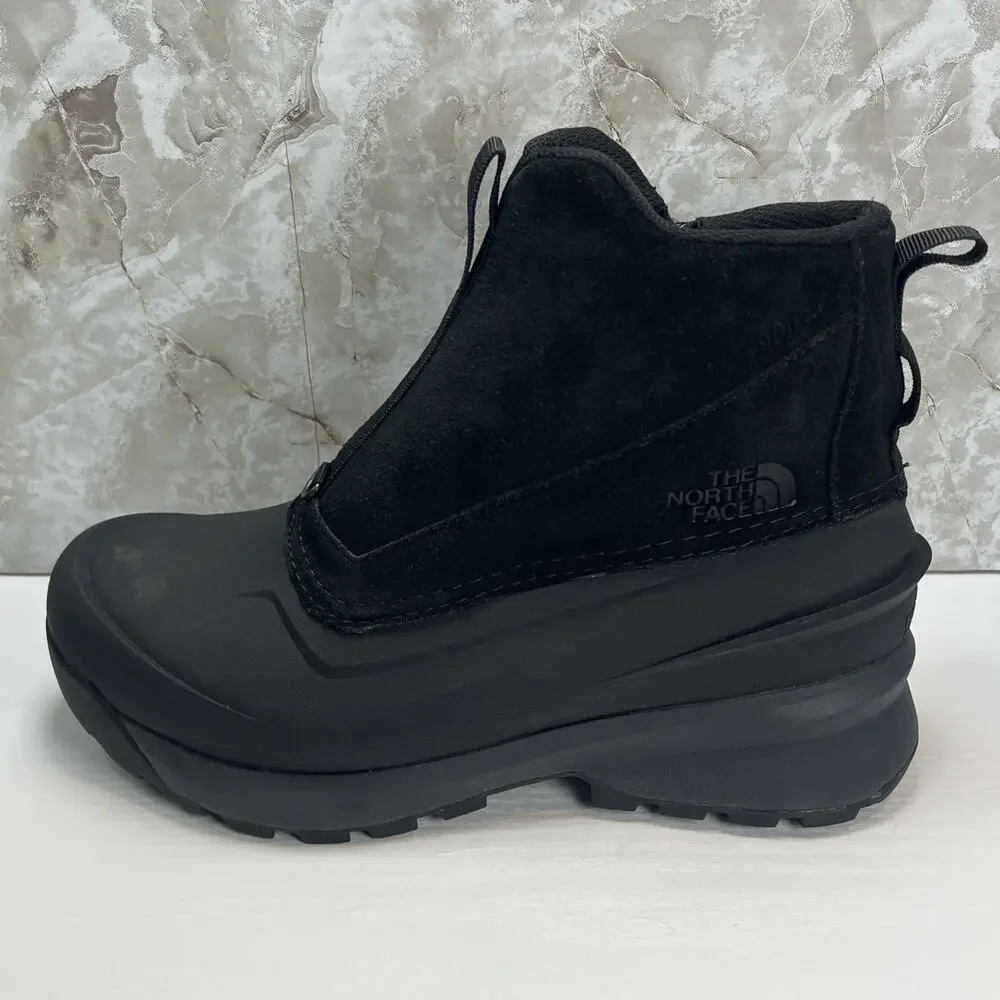The North Face Chilkat V Zip Waterproof Winter Boots Men's Size 9 Black NF0A5LW4
