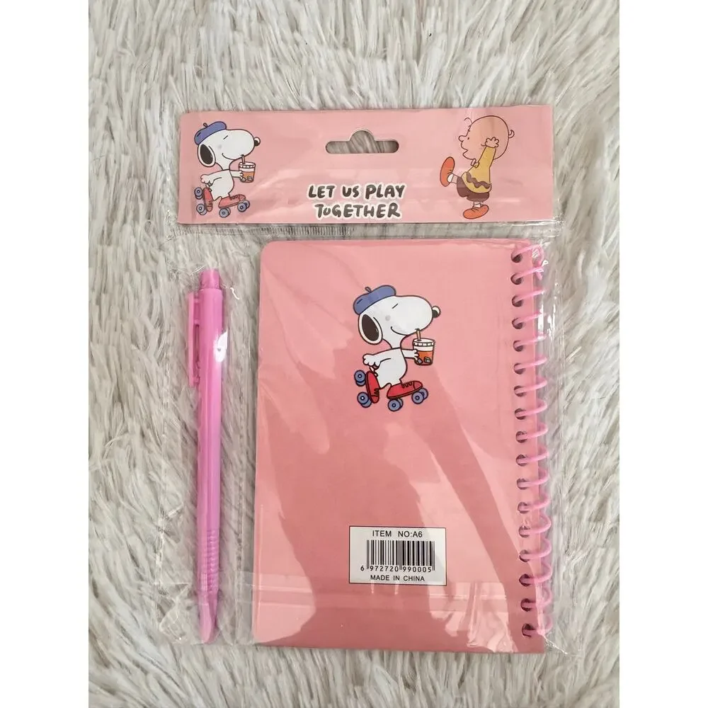 Snoopy spiral pink