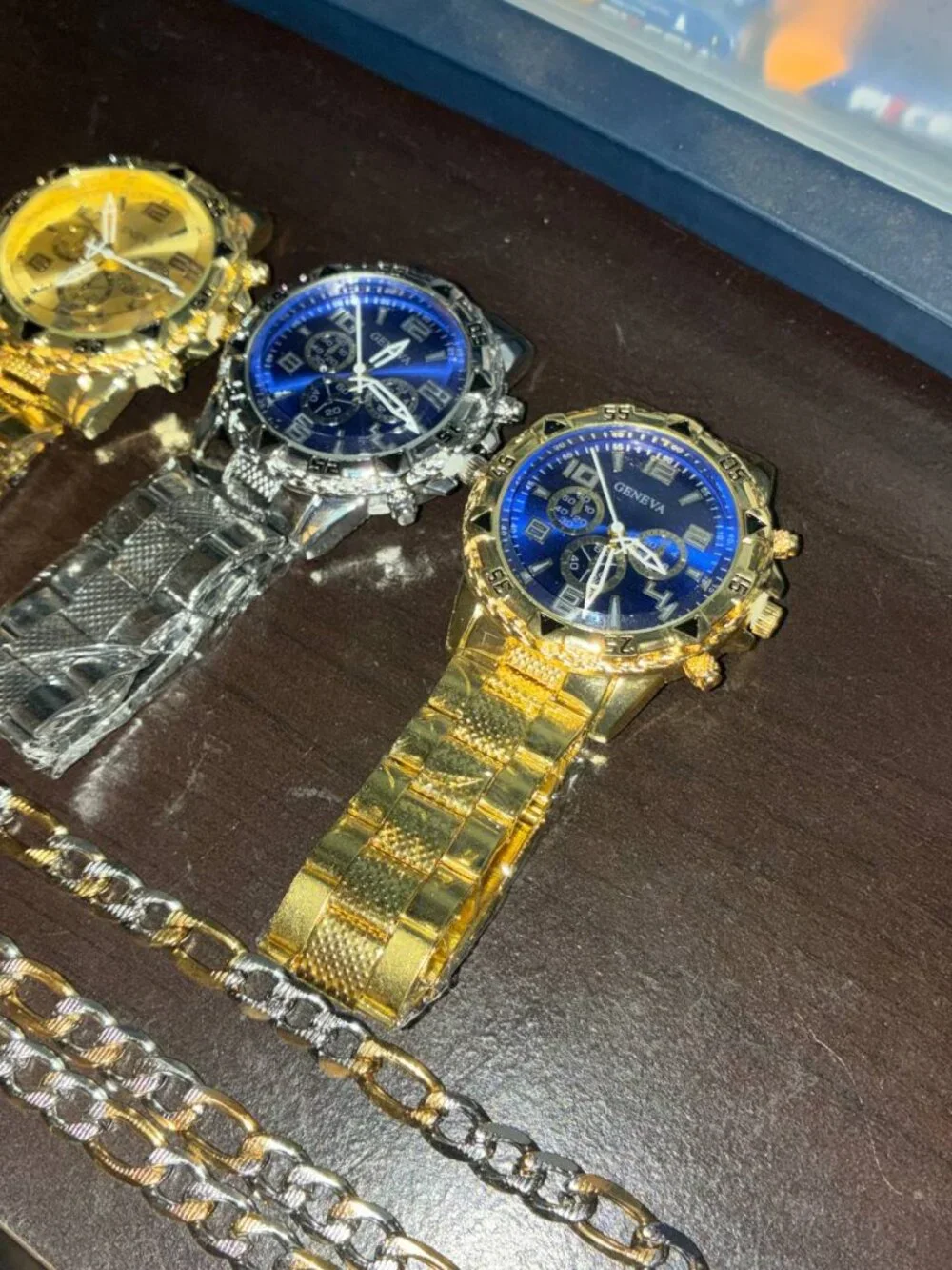 Geneva watch necklace
