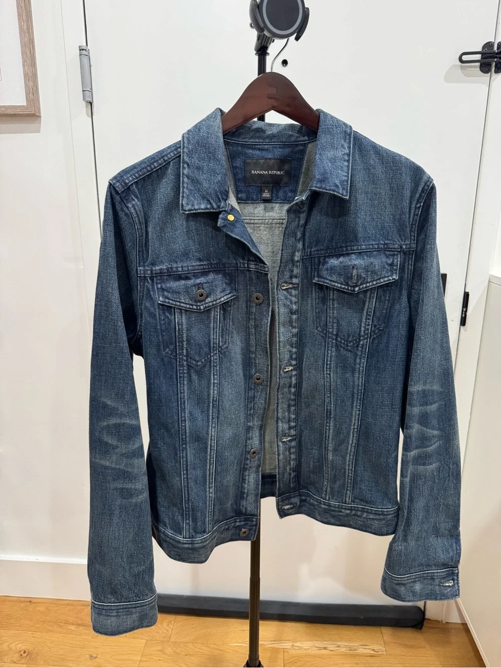 Banana Republic Men's Dark Blue Denim Jacket