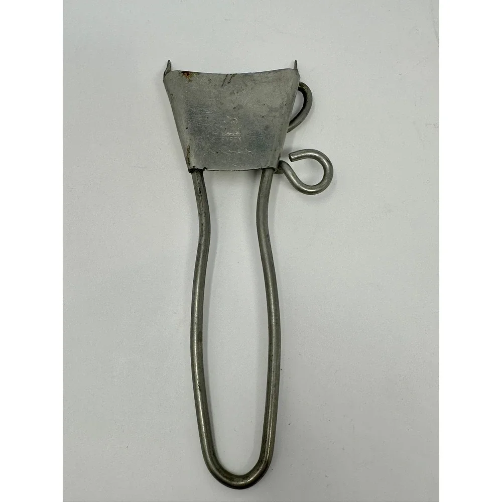 Vintage Pyrex Glass Pot Pan Gripper Handle Metal‎ Flame Logo Replacement Tool