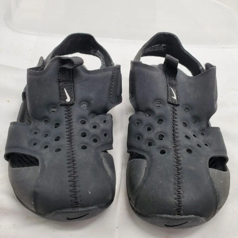 Nike Toddler Boys 10 C Medium Black‎ Sport Synthetic Unisex