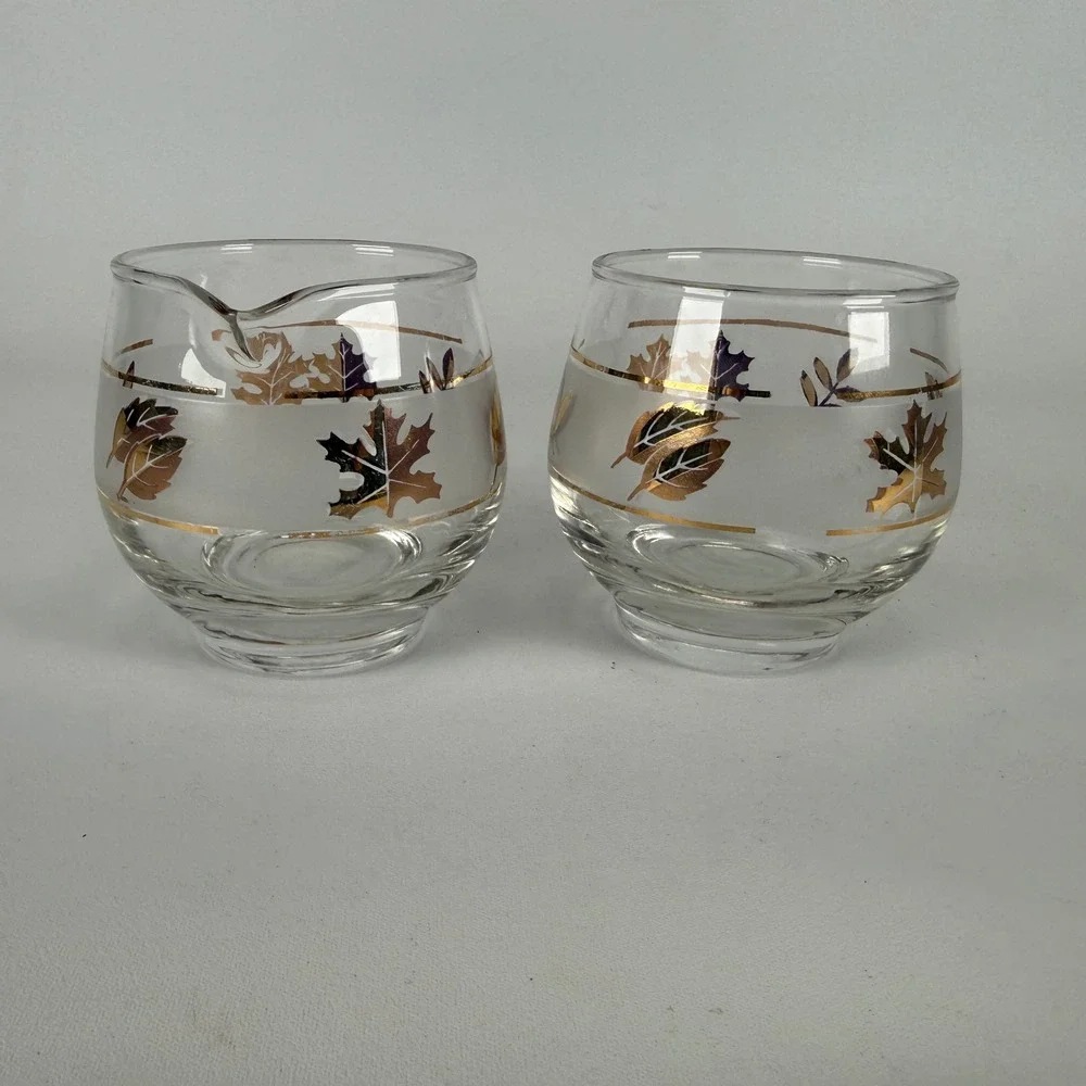 Libbey vintage golden