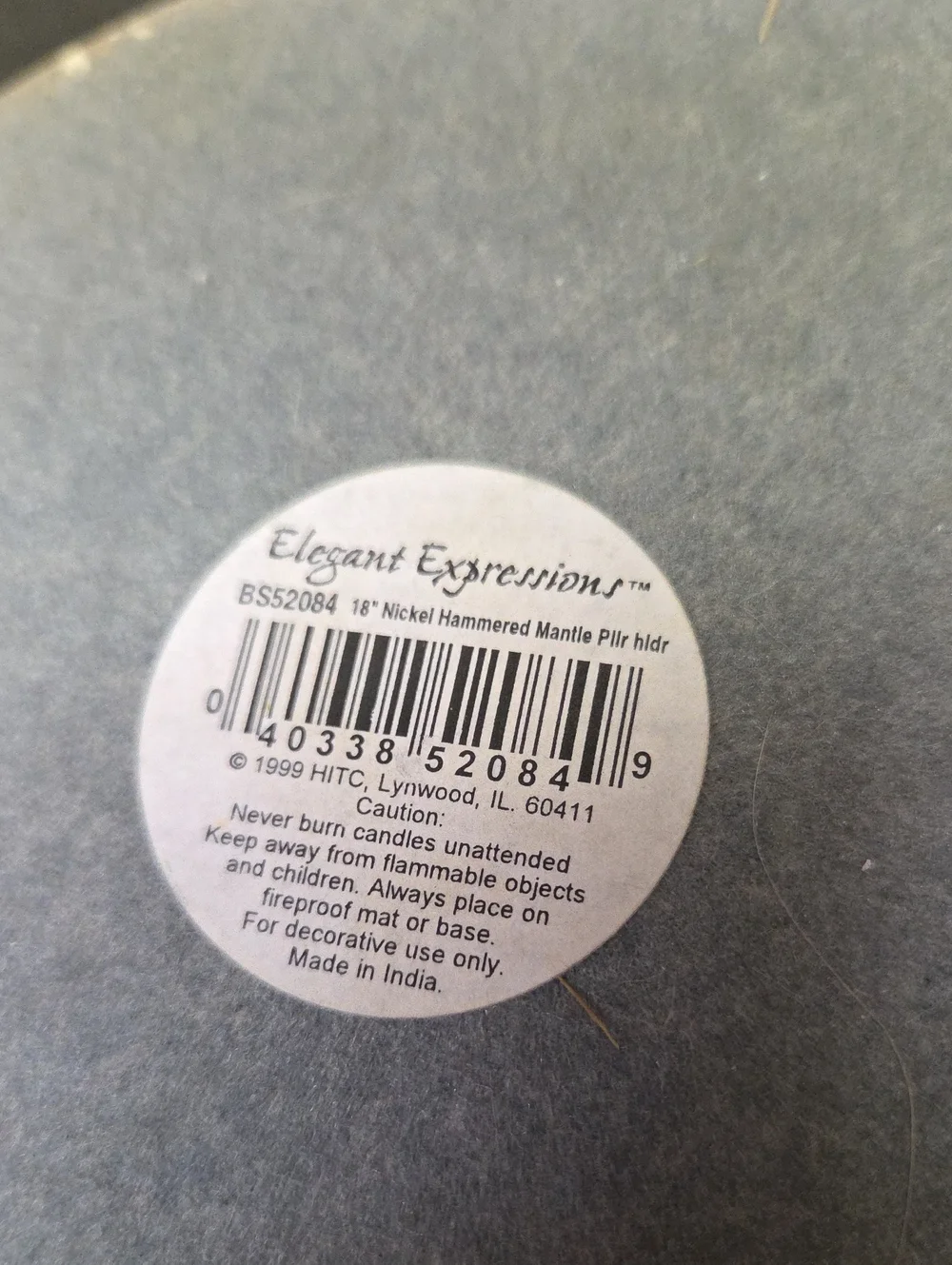 Elegant Expressions pattern candles
