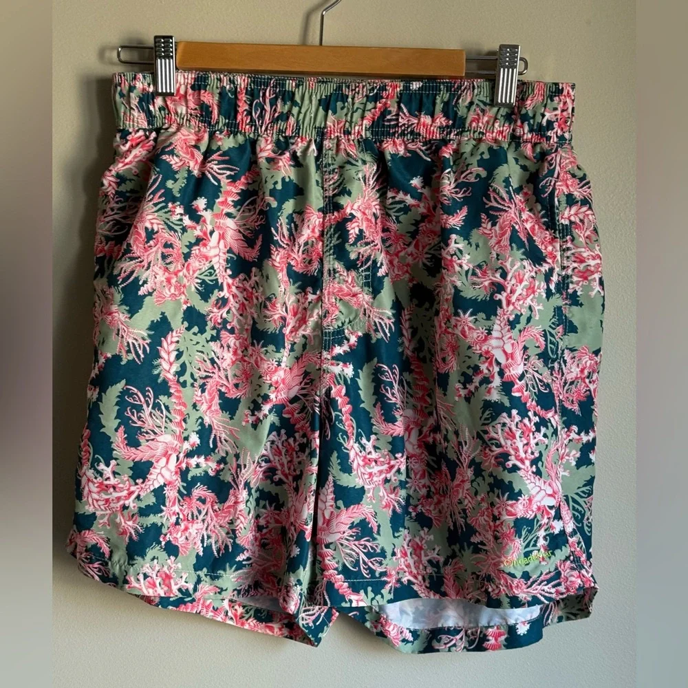 OndadeMar Men's Standard Sea Fit Printed Trunk Tropical‎ Size Large Lined