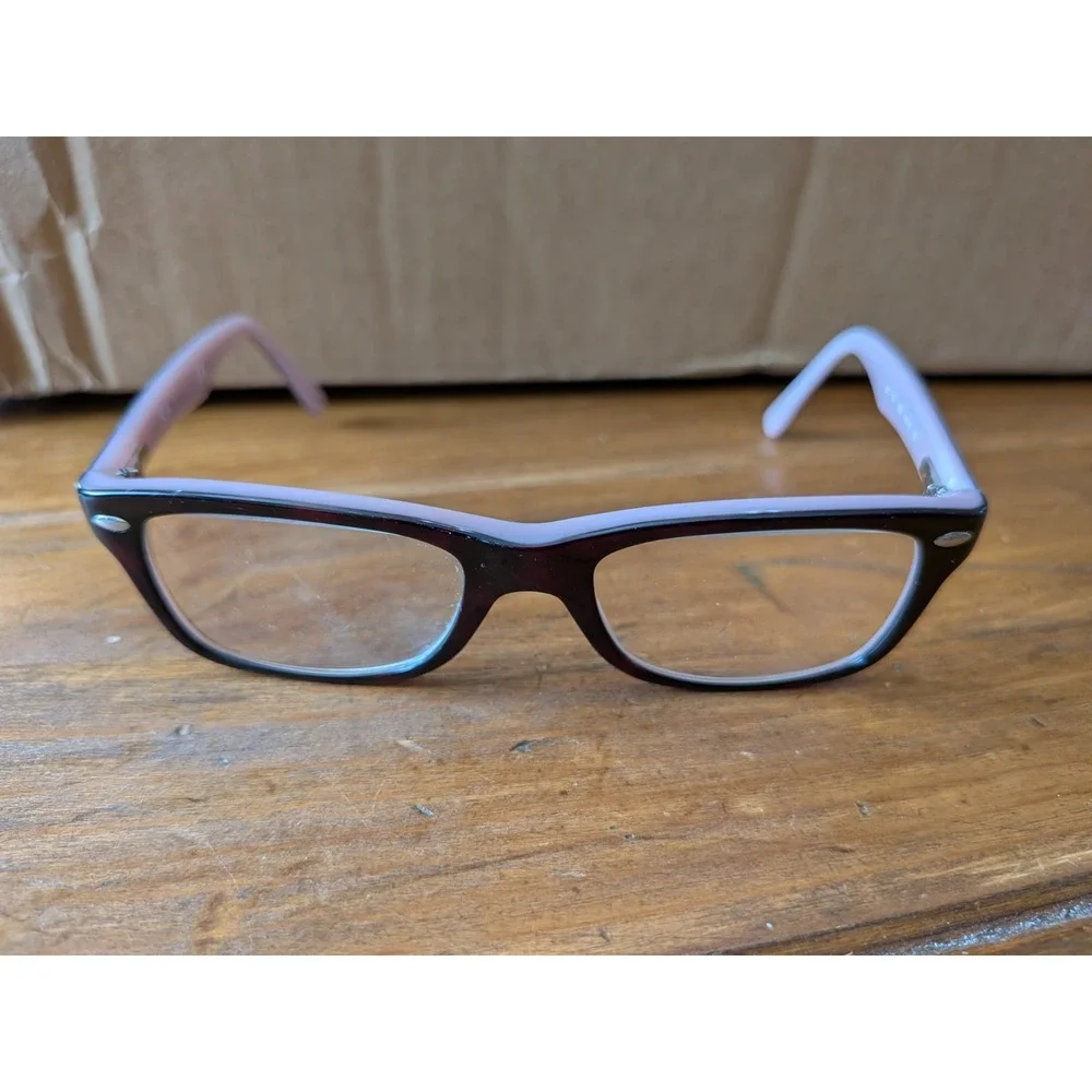 Ray-Ban Youth Eyeglasses Frame RB1531 3580 Black Lavender 46-16-125 Glasses
