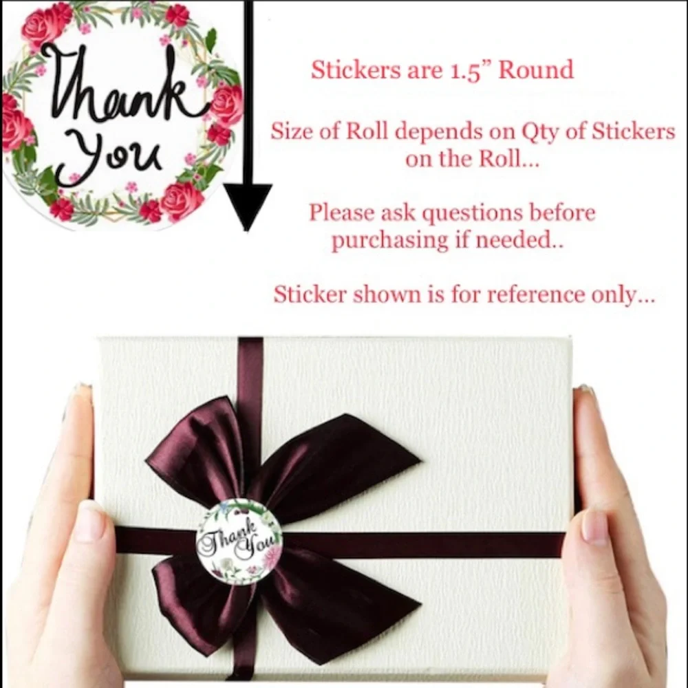 Thank You Stickers 100 ~1