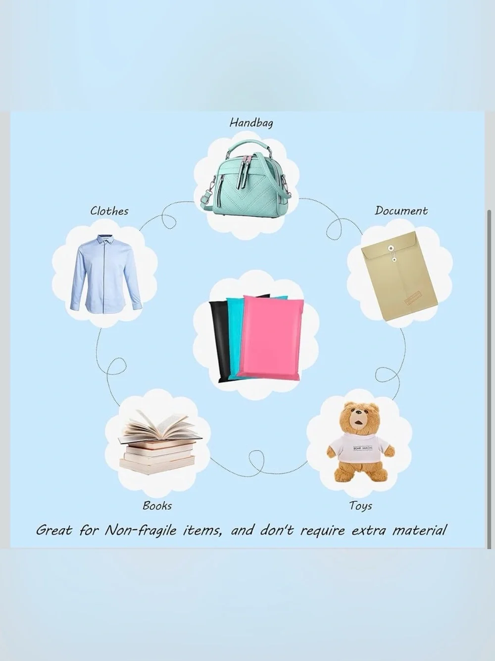 Boutique Shipping Bags poly bag