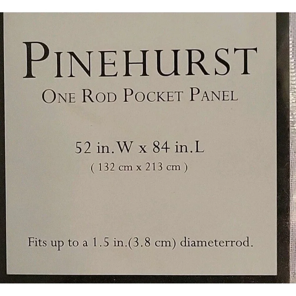 Pinehurst these curtains