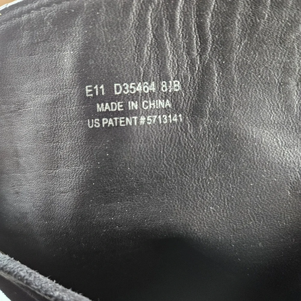 Cole Haan‎ Air Whitley Black Leather & Suede Tall Boots, size 8.5 B