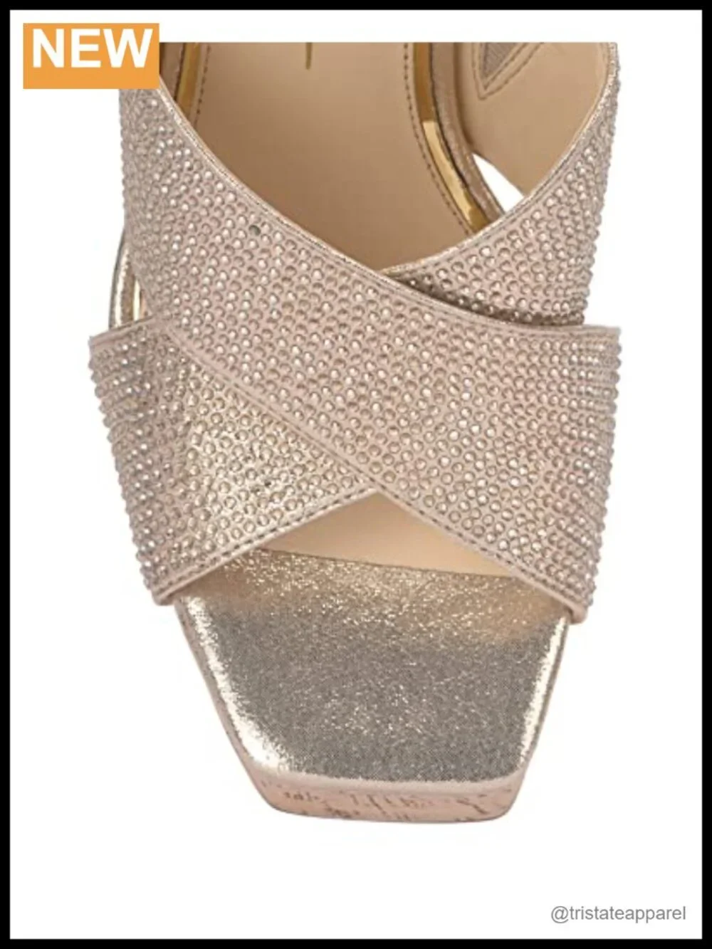 Platform Wedge Sandals Slip On X-Strap Open Toe Dress Shoes