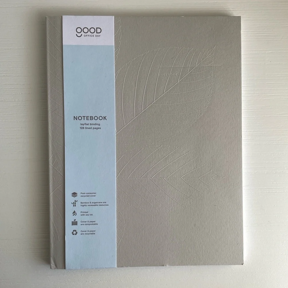 Good Office Day | Layflat Lined Notebook - 7.75x10” 128 pgs