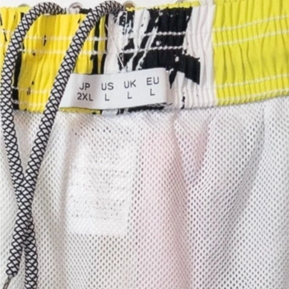 Amazon Men's Swim Shorts - Neon, Loud and Fun!‎ Large NWOT