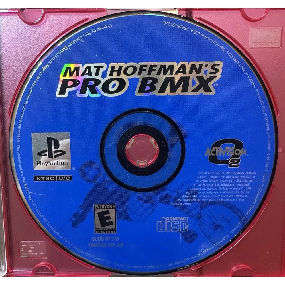 PS1 - Action Bass, Sidney 2000, Gameday 98, Mat Hoffman's Pro BMX, NFL Extreme 2