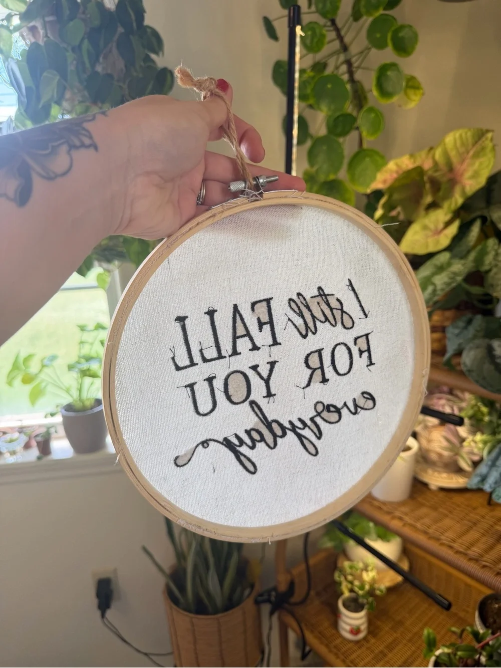 No Brand handcrafted hoop
