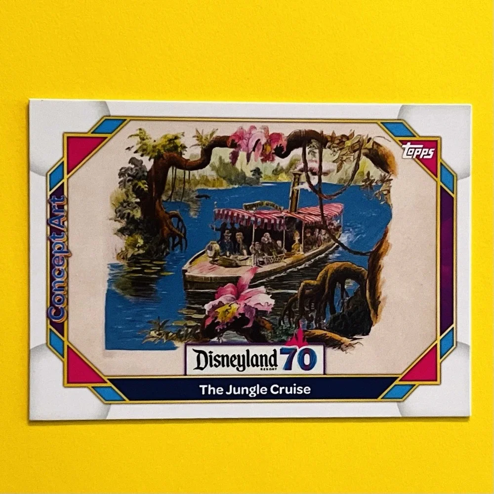 2025 Topps Disneyland 70th Anniversary #123 The Jungle Cruise‎ Concept Art