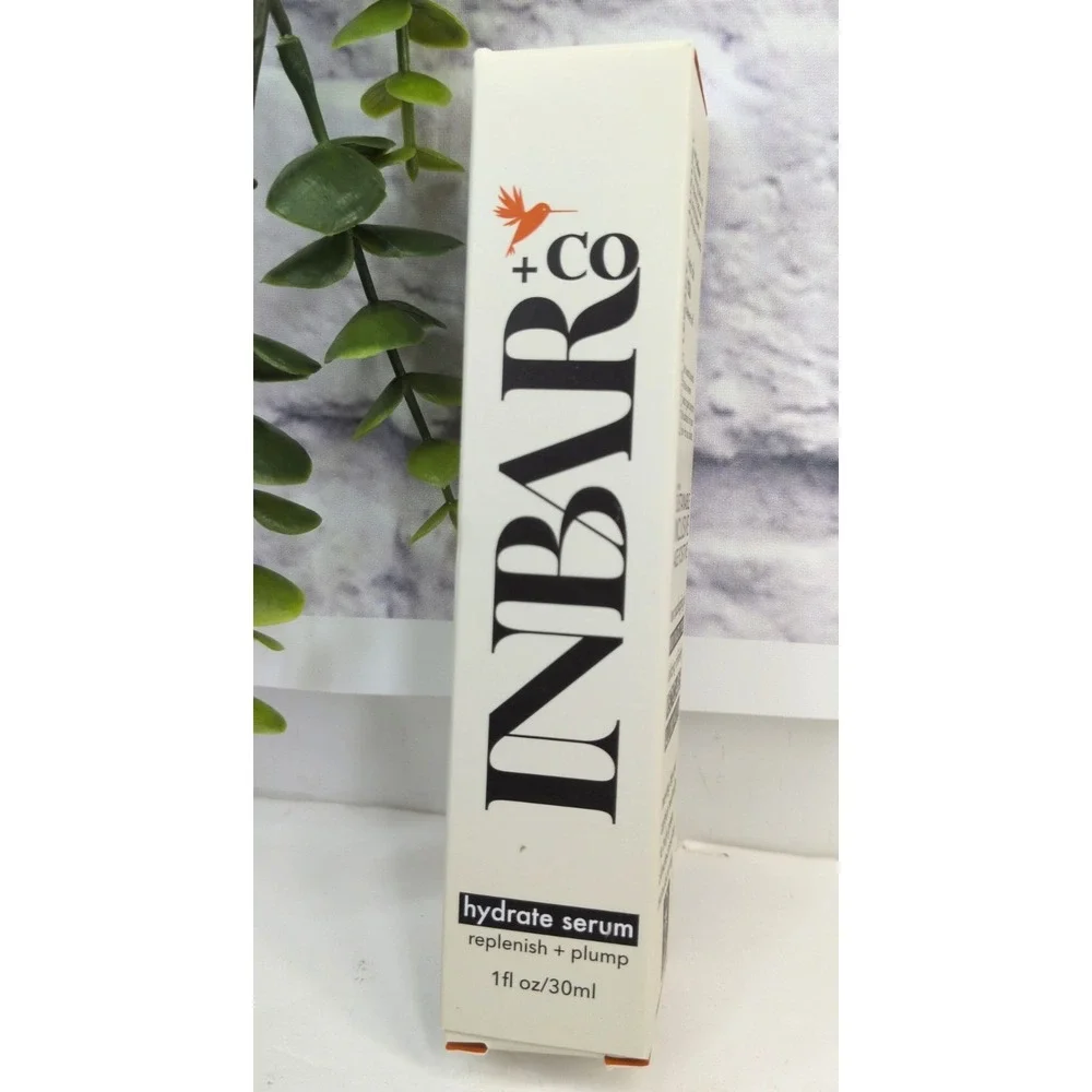 NEW IN BOX🖤INBAR +‎ Co. Hydrate Serum Replenish Plump Made in USA Skincare Face