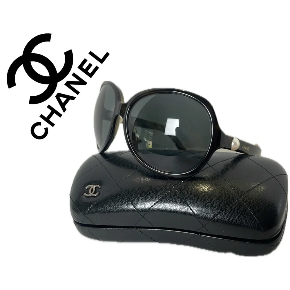 CHANEL‎ COLLECTION PERLE SUNGLASSES MADE IN ITALY POLARIZED LIMITED EDITION