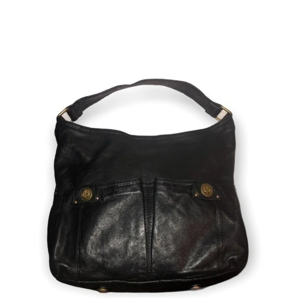 Marc by Marc Jacobs black leather hobo bag