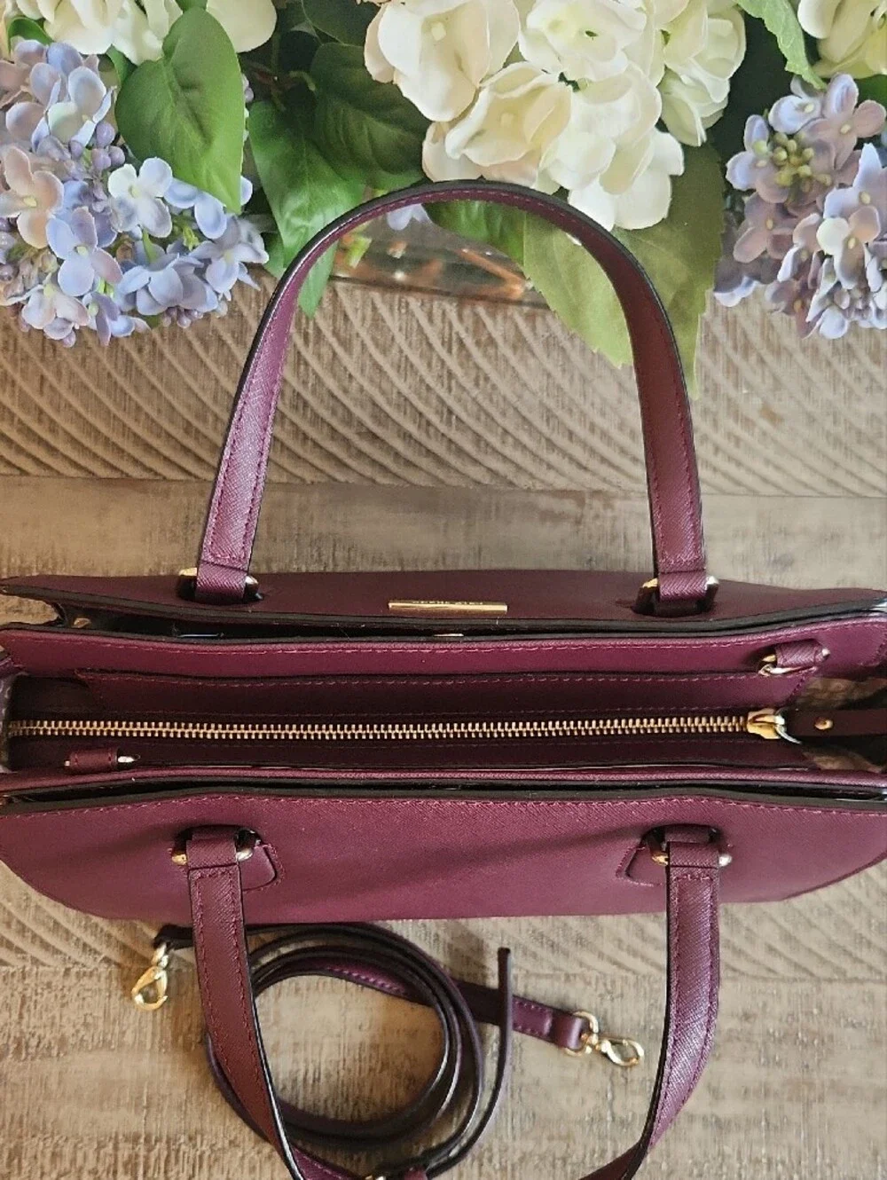 kate spade structured saffiano