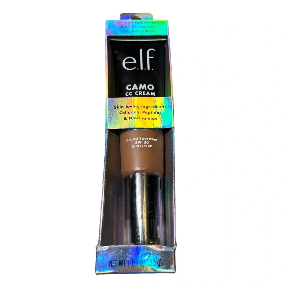 Elf Cosmetic Camo CC‎ Cream Deep 540 N 1.05 Oz Natural Full Coverage Hydrating