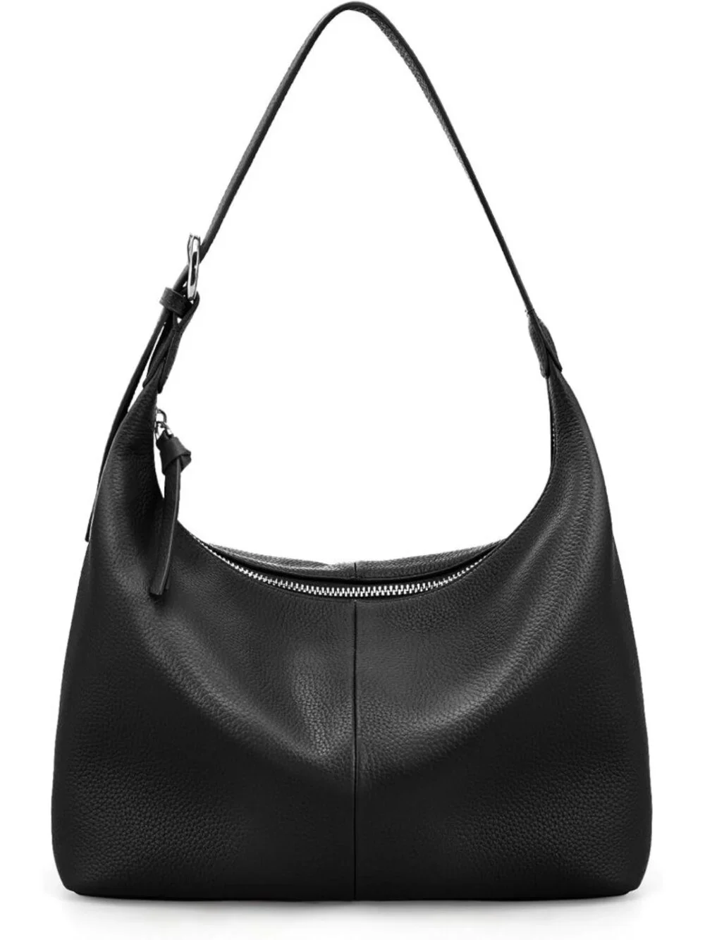 Genuine Leather Slouchy Hobo Bag for Women | Stylish Work Shoulder Purse