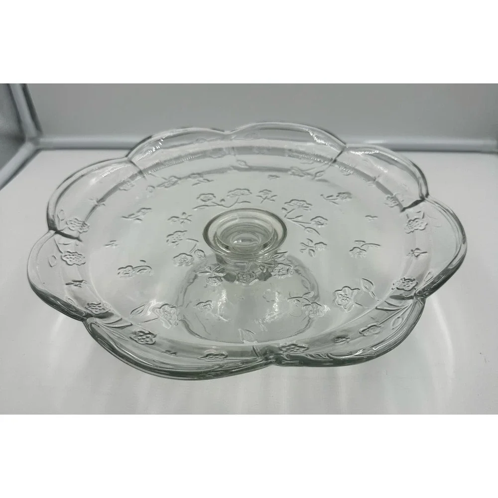 Vintage pedestal glass