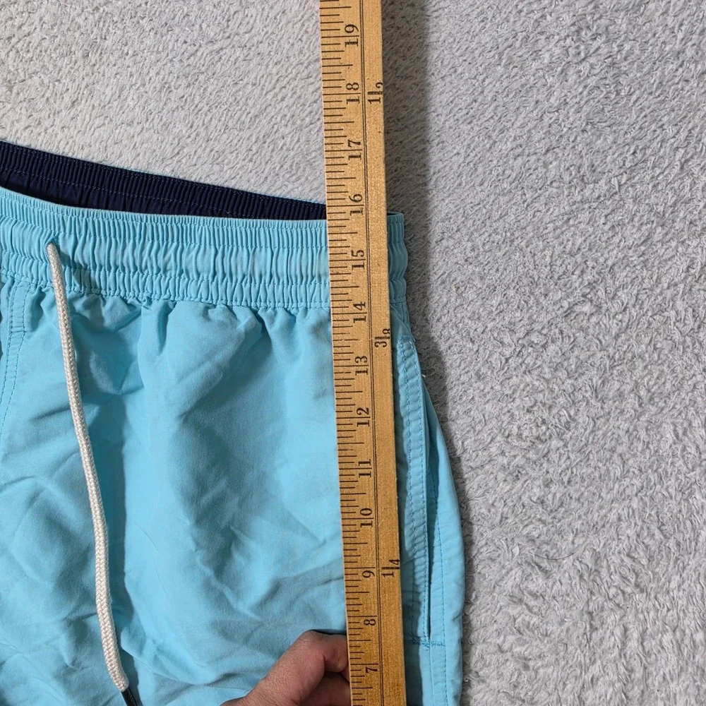 Polo Ralph Lauren Swim Trunks Mens Med‎ 30/6 Blue Traveler Pony Logo Pocket