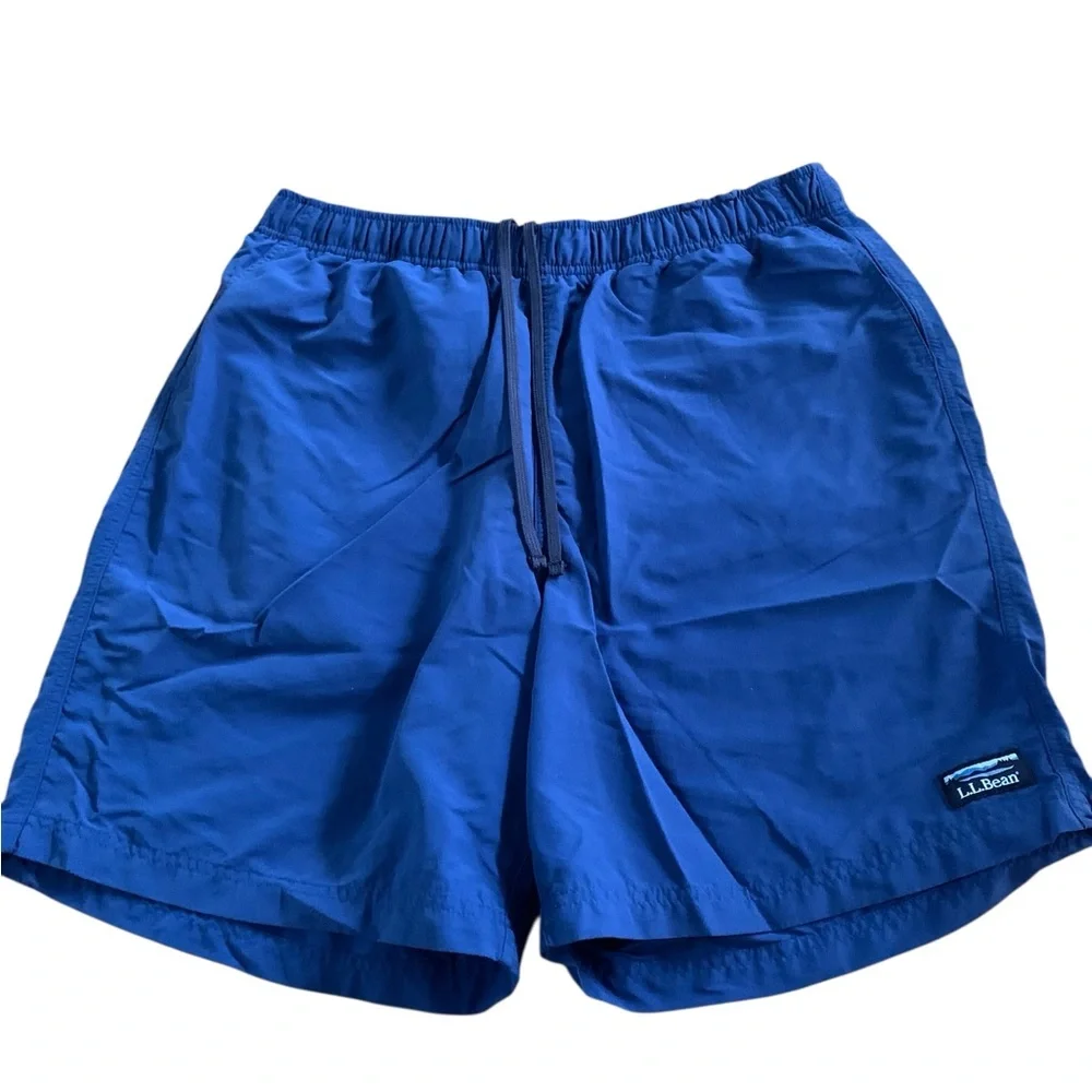 L.L. Bean Navy Swim Trunks