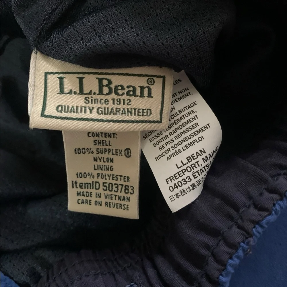 L.L. Bean classic navy